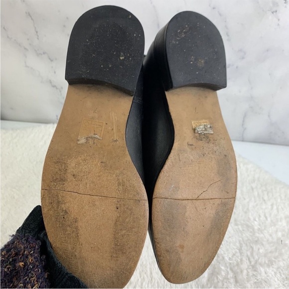 Madewell The Ainsley Chelsea Leather Boot in Black Size 7 Ankle Bootie - Picture 14 of 15